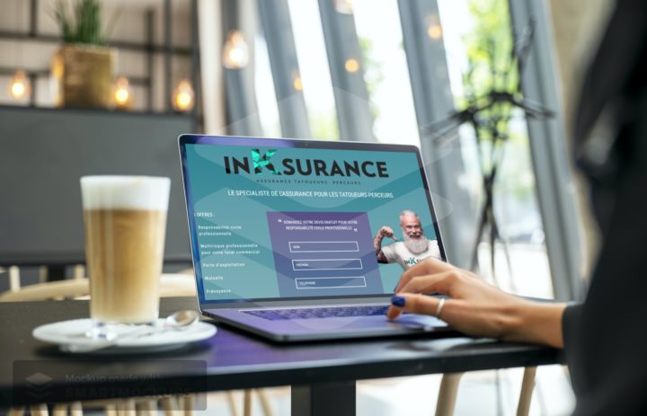  Inksurance réalisation site internet Agence MADE IN COM - France 